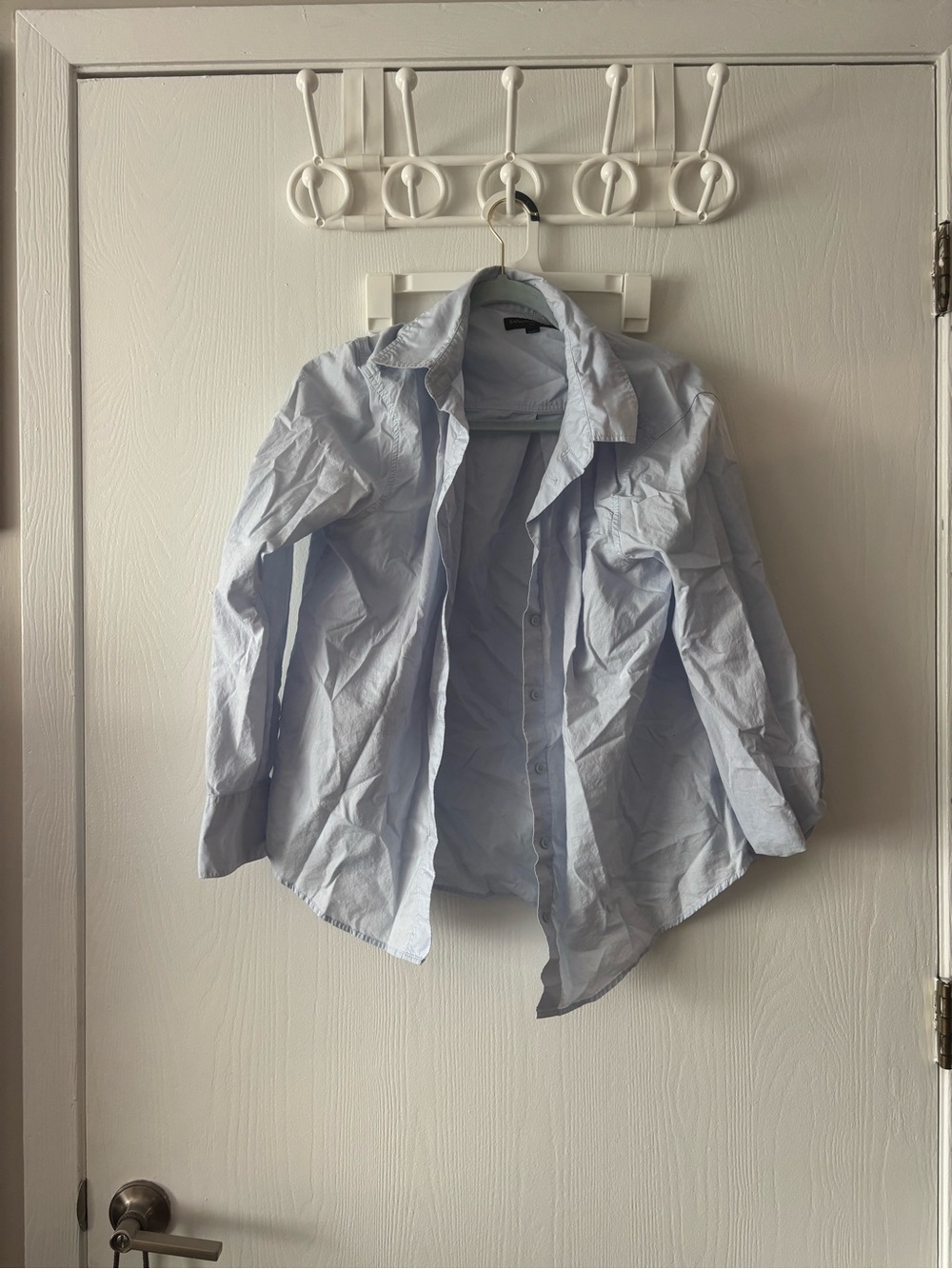 Banana Republic Light Blue Women's Button-Down Shirt